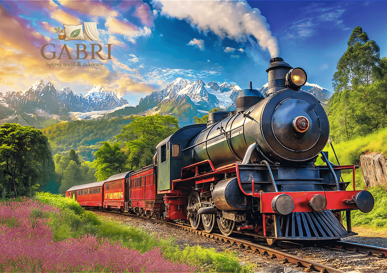 TREFL Puzzle Cestování vlakem 1000 dílků
