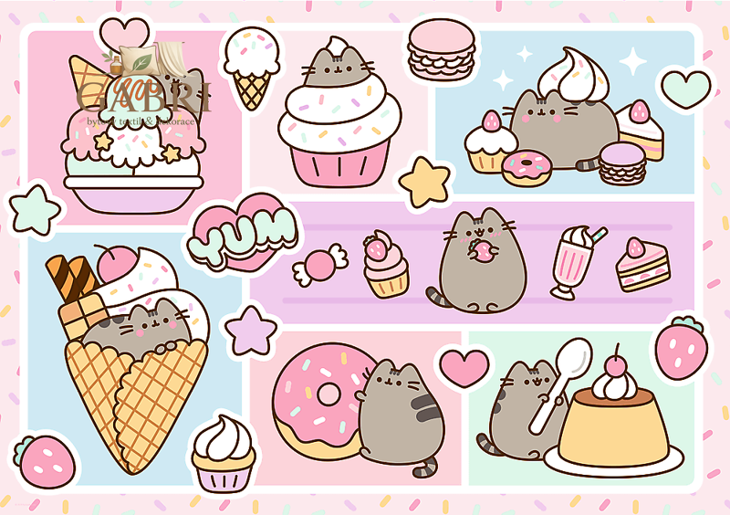 TREFL Puzzle Sladká Pusheen 1000 dílků