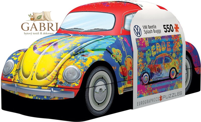EUROGRAPHICS Puzzle v plechové krabičce Volkswagen Brouk 550 dílků