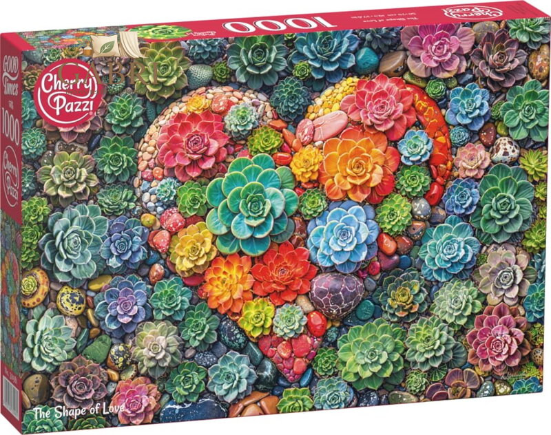 CHERRY PAZZI Puzzle Srdce lásky 1000 dílků