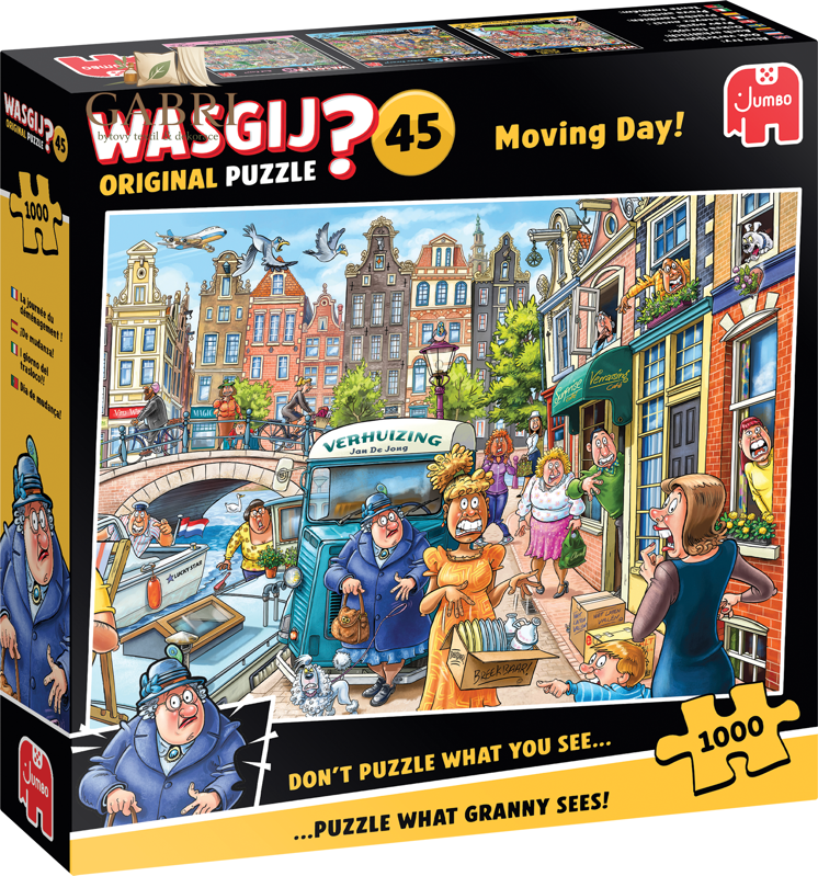 JUMBO Puzzle WASGIJ 45: Stěhování 1000 dílků