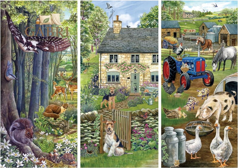FALCON Puzzle Farma Woodland 1000 dílků