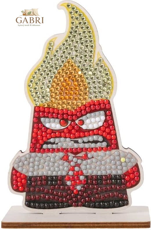 CRYSTAL ART Diamantové malování V hlavě 2: Vztek