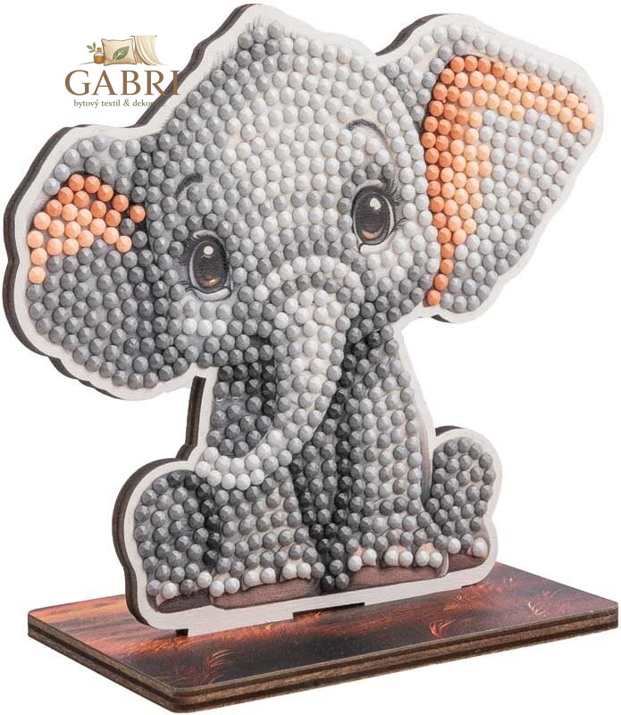 CRYSTAL ART Diamantové malování Safari: Slon