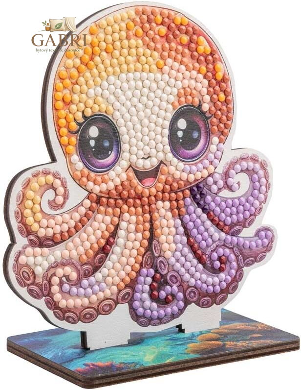 CRYSTAL ART Diamantové malování Oceán: Chobotnice