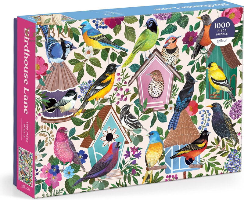 GALISON Puzzle Birdhouse Lane 1000 dílků