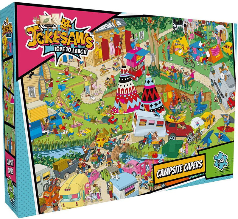 GIBSONS Puzzle Jokesaws: Kemp Capers 1000 dílků