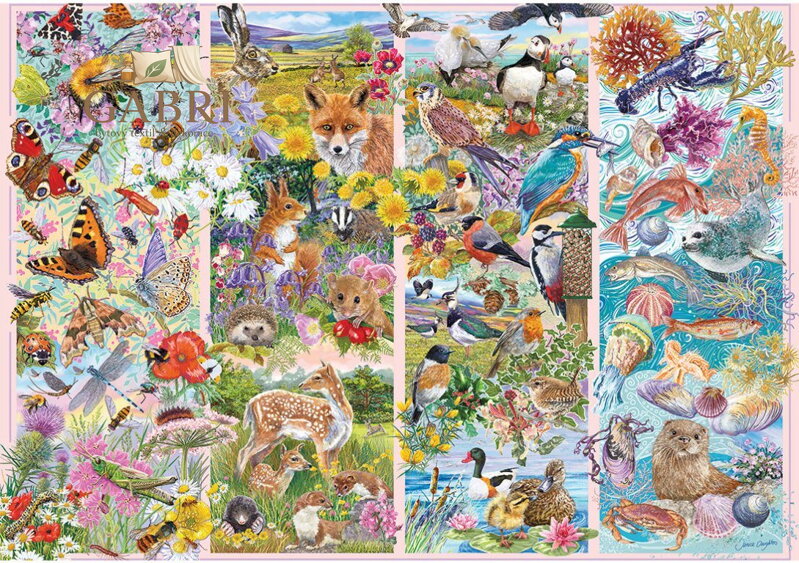 GIBSONS Puzzle Zvědaví tvorové 500 dílků