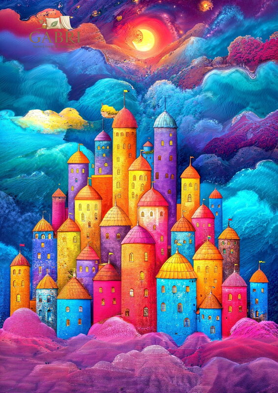 ENJOY Puzzle Pevnost v oblacích 1000 dílků