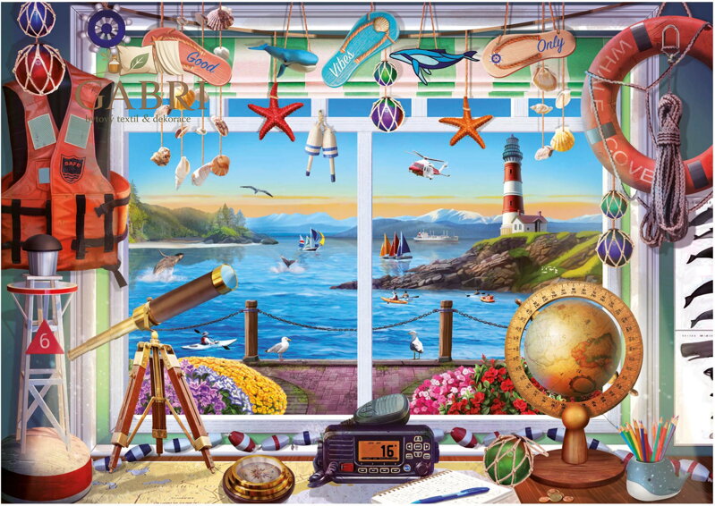 EDUCA Puzzle Život v přístavu 1000 dílků