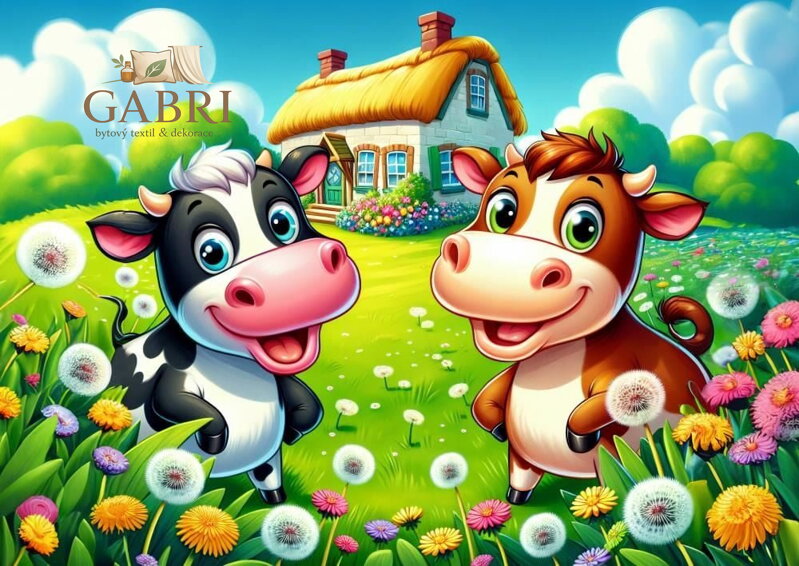 ART PUZZLE Puzzle Šťastné kravičky 25 dílků