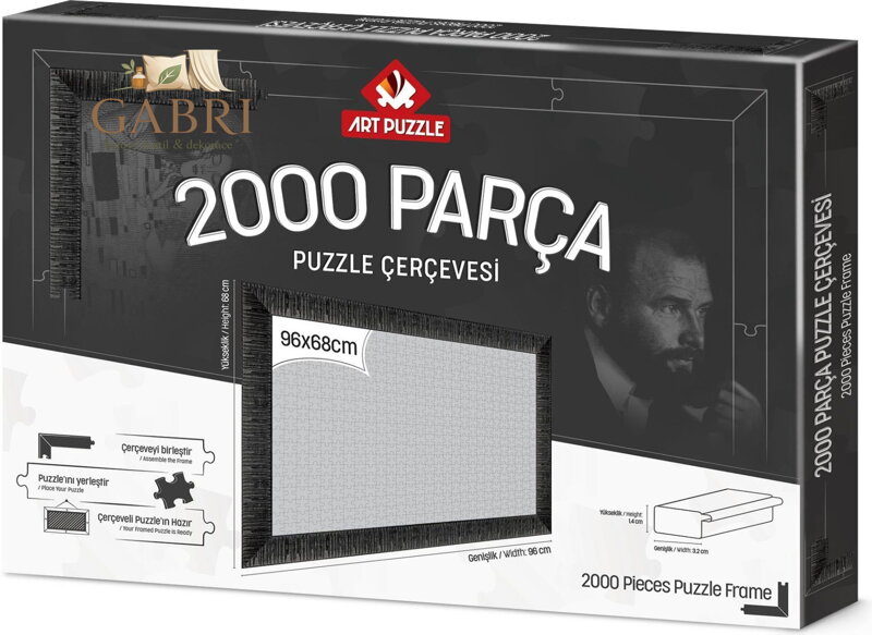 ART PUZZLE Rám na puzzle 96x68cm Black (14631)