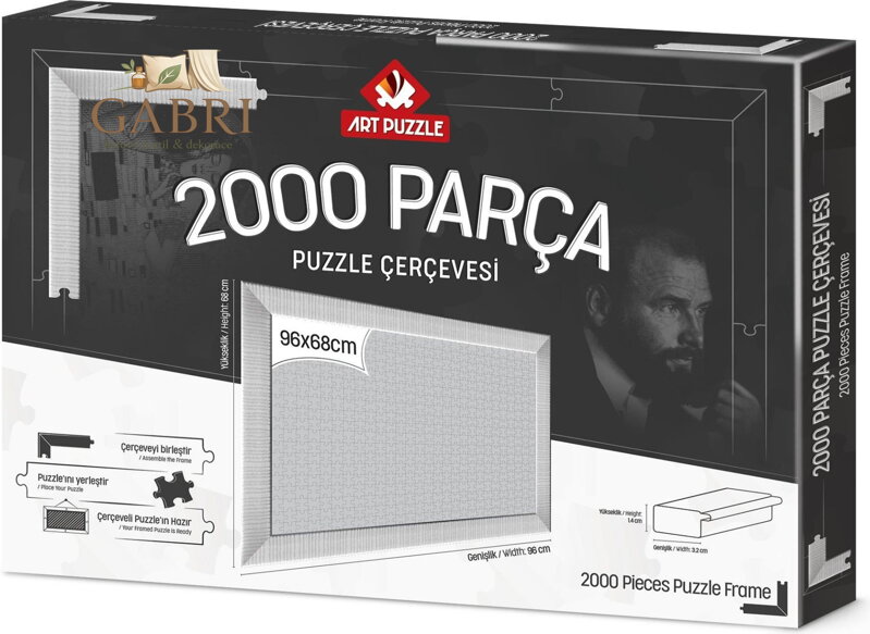 ART PUZZLE Rám na puzzle 96x68cm White (14634)
