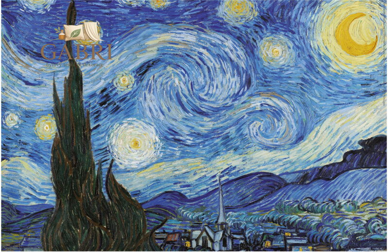 EDUCA Miniaturní puzzle Hvězdná noc 1000 dílků