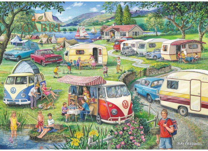 HOP Puzzle Šťastné prázdniny 1000 dílků