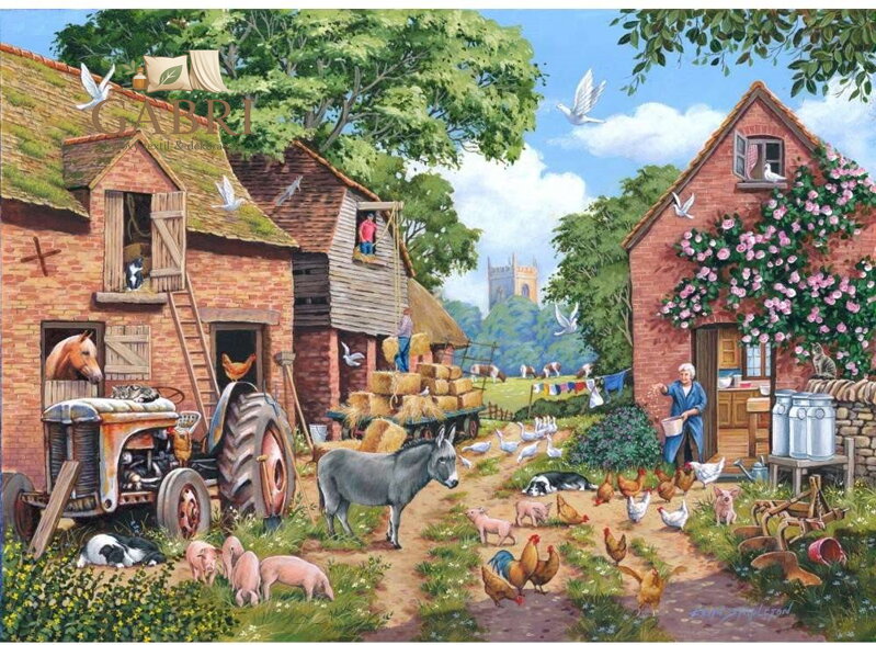 HOP Puzzle No.24: Zaostřeno na farmu 1000 dílků