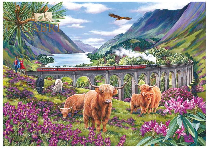 HOP Puzzle Glenfinnanské dámy 1000 dílků