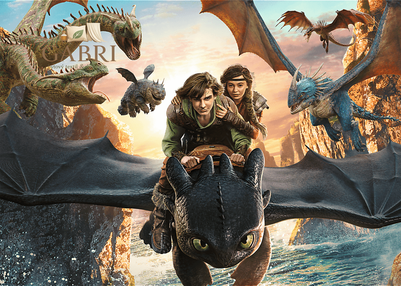 TREFL Puzzle Jak vycvičit draka: Bezzubka a přátelé 200 dílků