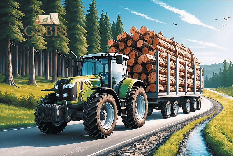 TREFL Puzzle Lesní traktor 100 dílků