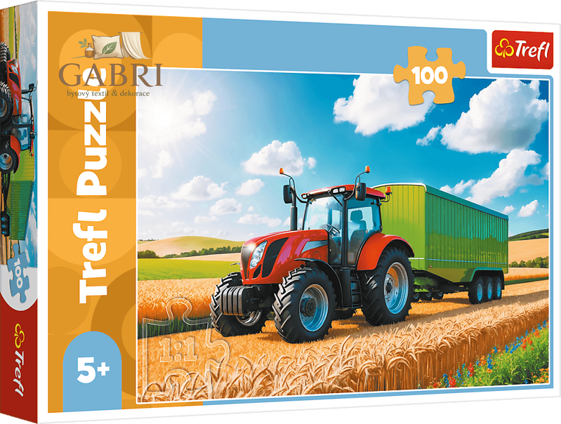 TREFL Puzzle Zemědělská technika 100 dílků