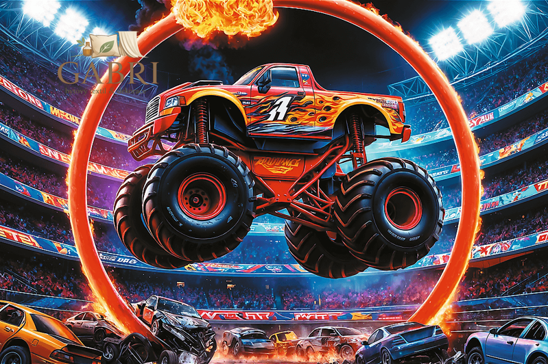 TREFL Puzzle Monster truck 60 dílků