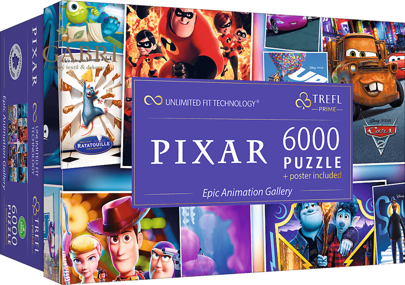 TREFL Puzzle UFT Epická animovaná galerie Disney Pixar 6000 dílků
