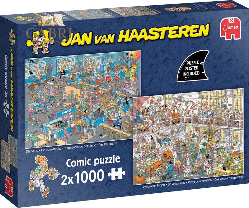 JUMBO Puzzle JvH Renovace a DIY obchod 2x1000 dílků