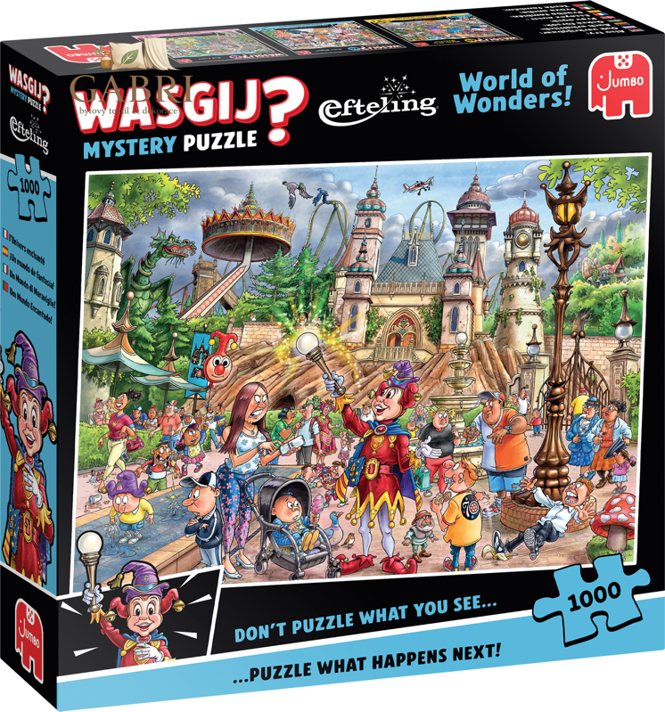 JUMBO Puzzle WASGIJ Mystery Efteling: Svět zázraků! 1000 dílků