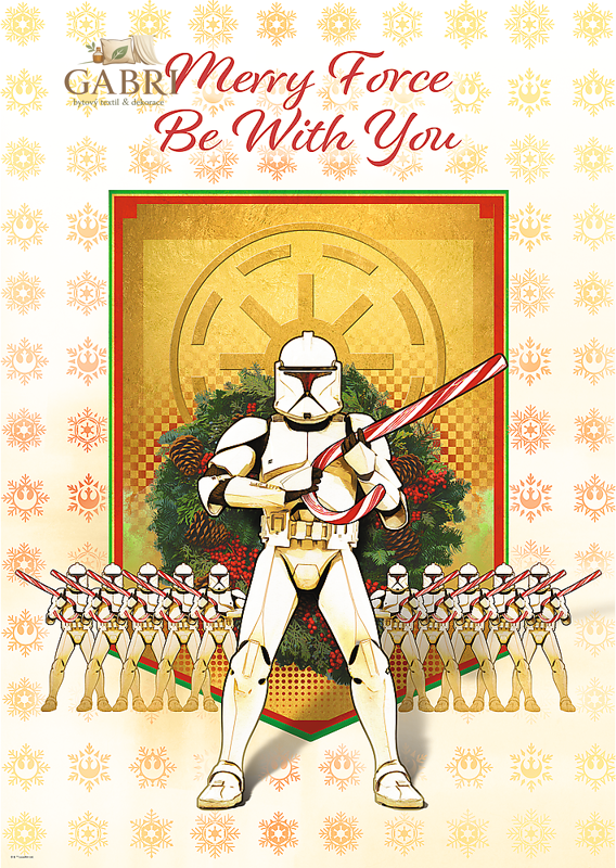 TREFL Puzzle Premium Plus Star Wars: Merry Clone Troopers 1000 dílků