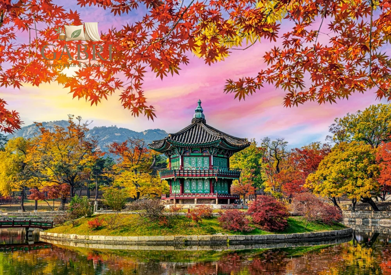 CASTORLAND Puzzle Palác Gyeongbokgung, Jižní Korea 500 dílků