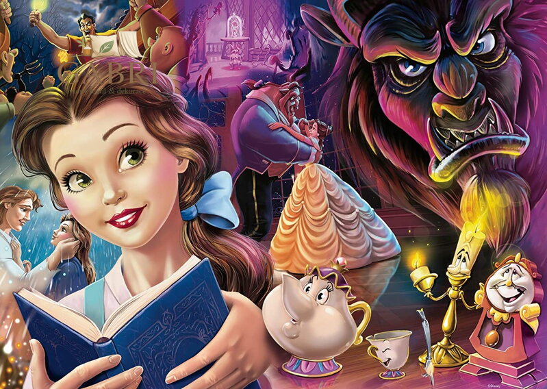 RAVENSBURGER Puzzle Disney: Kráska a zvíře 1000 dílků
