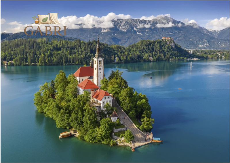 DINO Puzzle Jezero Bled 500 dílků