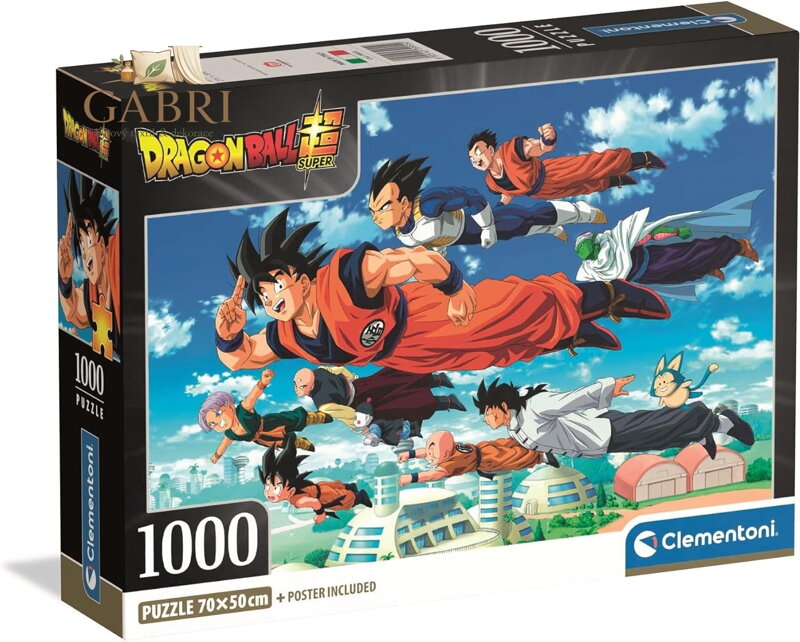 CLEMENTONI Puzzle Dragon Ball: Průlet 1000 dílků