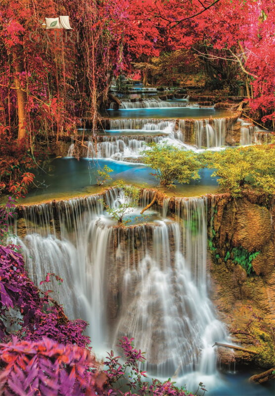 CLEMENTONI Puzzle Barevné thajské vodopády 1000 dílků