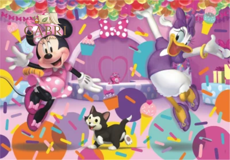 CLEMENTONI Puzzle Minnie a Daisy na oslavě 104 dílků