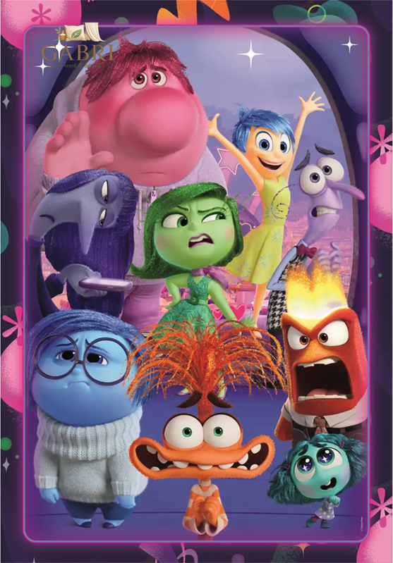 CLEMENTONI Puzzle V hlavě 2: Parta emocí SUPER 104 dílků