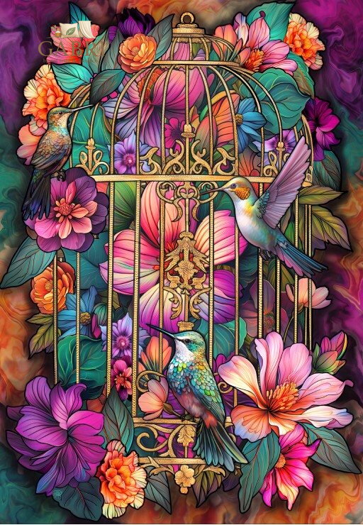 BLUEBIRD Puzzle Uvězněná krása 1000 dílků