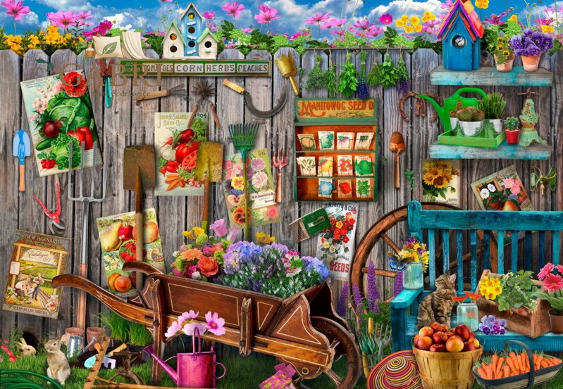 BLUEBIRD Puzzle Zahradní nářadí 1000 dílků