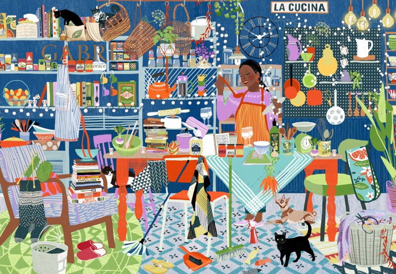 PIECES & PEACE Puzzle Kuchyně 1000 dílků