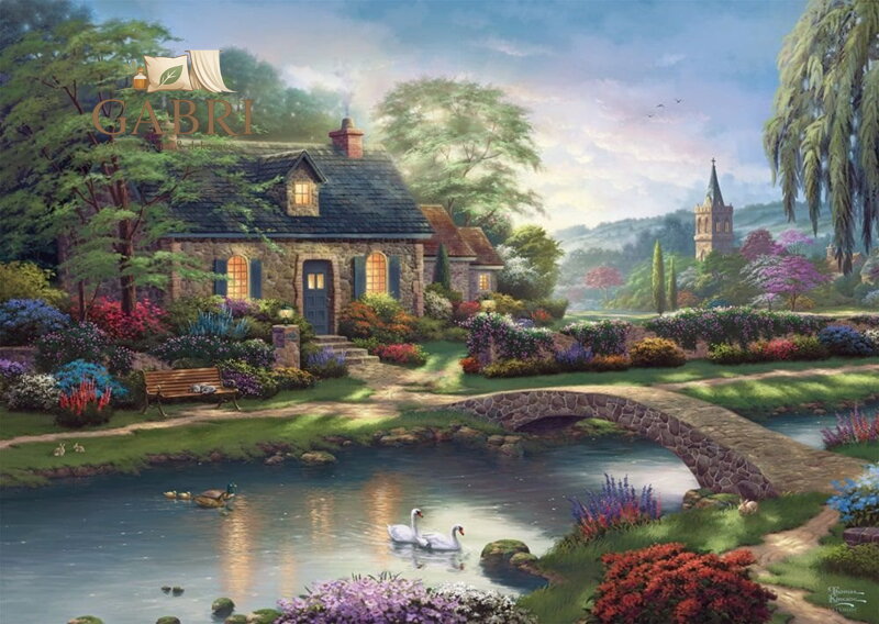 SCHMIDT Puzzle Chalupa Stoney Creek 1000 dílků