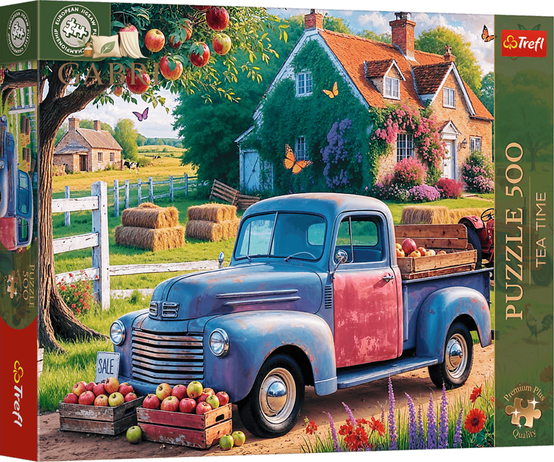 TREFL Puzzle Premium Plus Tea Time: Farmářovo auto 500 dílků