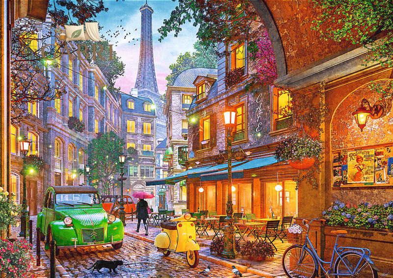 TREFL Puzzle Premium Plus Tea Time: Kavárna v Paříži 500 dílků