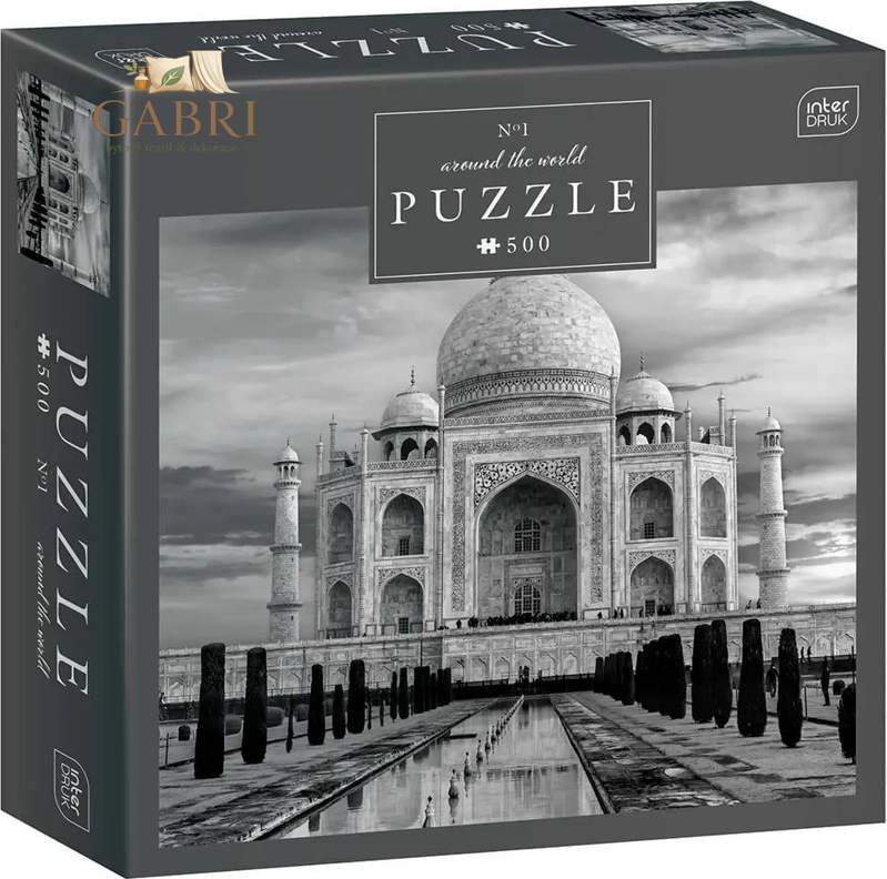 INTERDRUK Puzzle Around the World: Taj Malal, Indie 500 dílků