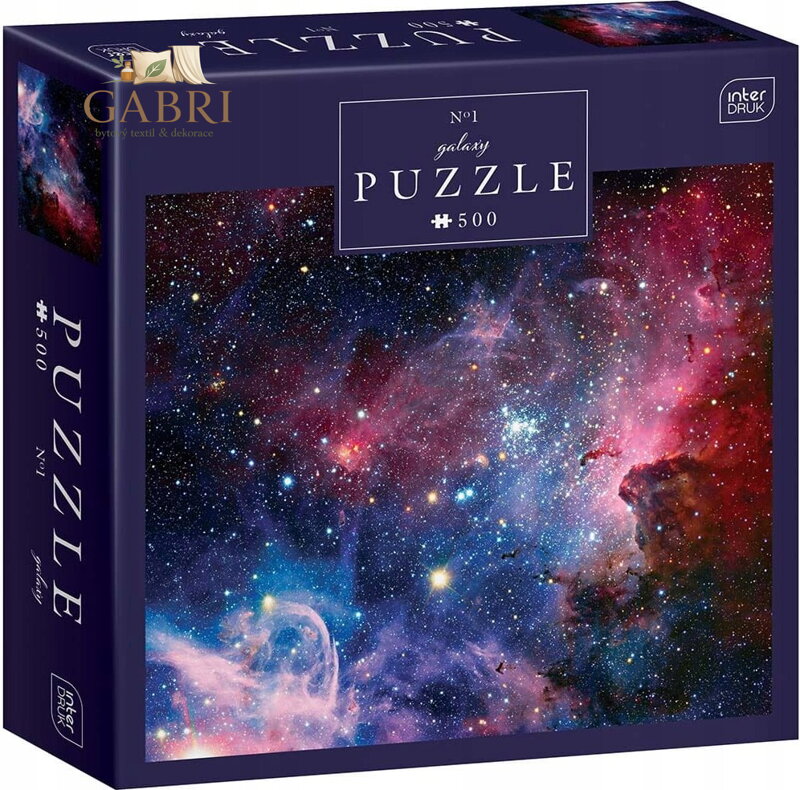 INTERDRUK Puzzle Galaxy: Infračervený pohled na mlhovinu Carina 500 dílků