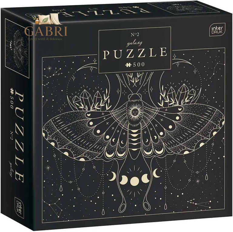 INTERDRUK Puzzle Galaxy: Měsíční motýl 500 dílků