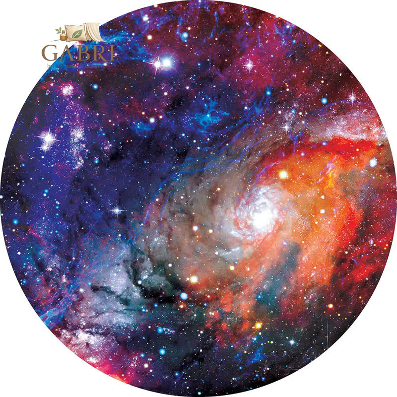 INTERDRUK Kulaté puzzle Galaxy: Vesmír 500 dílků