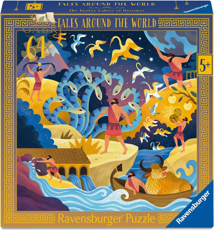 RAVENSBURGER Puzzle 12 Héraklových úkolů 64 dílků
