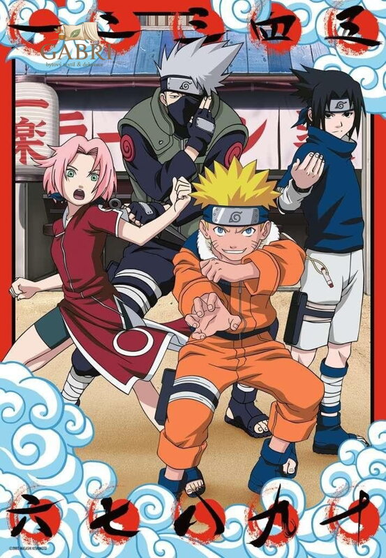 RAVENSBURGER Puzzle  Fandom kolekce: Naruto 300 dílků