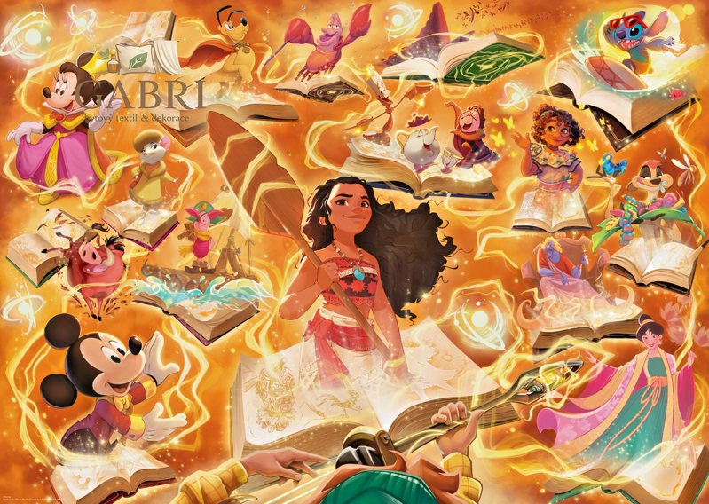 RAVENSBURGER Puzzle Disney Lorcana - Glimmers of the Realm: Jantar  1000 dílků