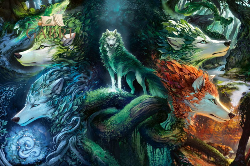 RAVENSBURGER Puzzle Mystičtí vlci 7000 dílků